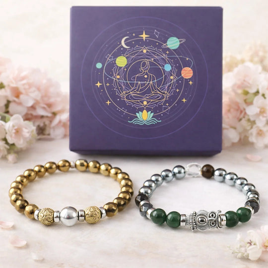 Akshaya Shubh Gold & Silver Bracelet Combo