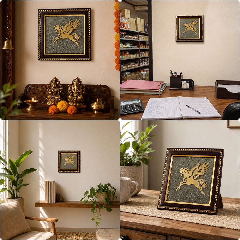 Flying Horse Pyrite Frame