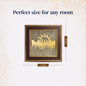 
                    
                      7 Horses on Raw Pyrite Frame - Gemsinvite  
                    
                  
