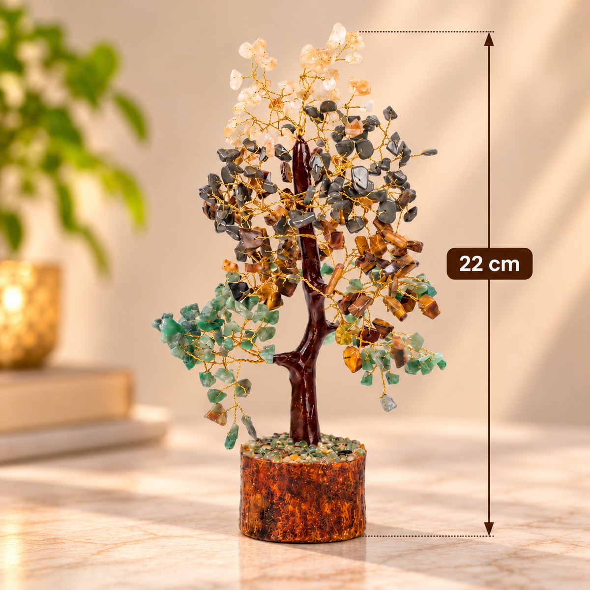 Multi Gemstone Crystal Tree