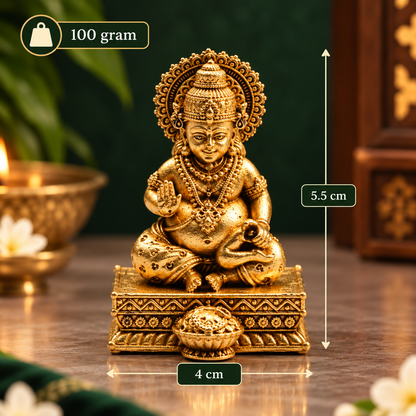 Brass Lord Kuber Statue