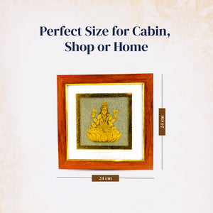 
                    
                      Goddess Lakshmi ji on Raw Pyrite Frame - Gemsinvite
                    
                  