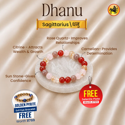 Sagittarius (Dhanu Rashi) Maha Dhanyog Bracelet
