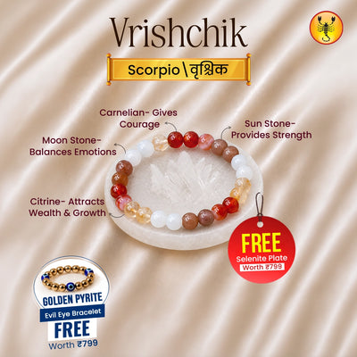 Scorpio (Vrishchik Rashi) Maha Dhanyog Bracelet