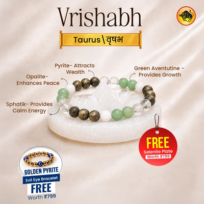 Taurus (Vrishabh Rashi) Maha Dhanyog Bracelet