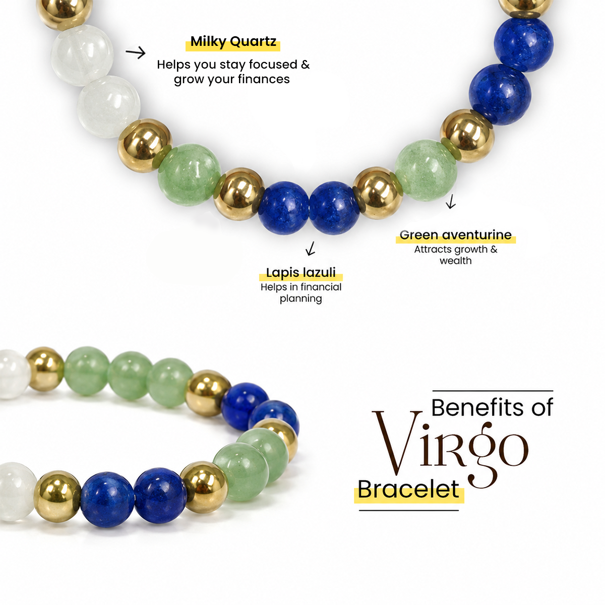 Virgo (Kanya Rashi) Maha Dhanyog Bracelet