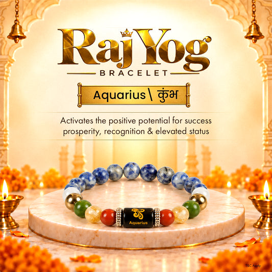 Kumbh Rashi (Aquarius) Raj Yog Bracelet