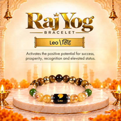 Singh Rashi (Leo) Raj Yog Bracelet