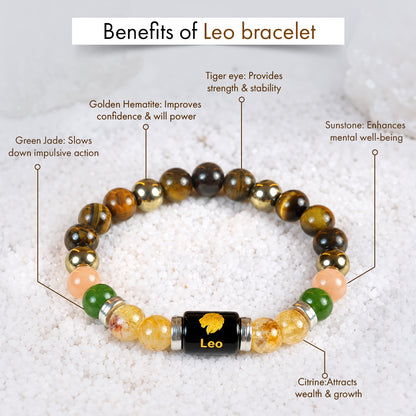 Singh Rashi (Leo) Raj Yog Bracelet