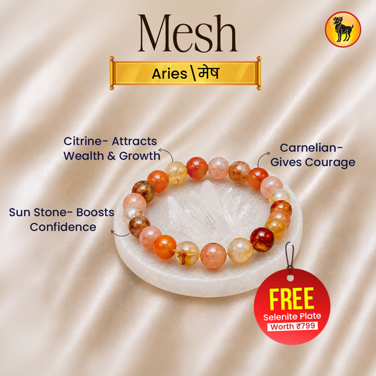 Aries (Mesh Rashi) Maha Dhanyog Bracelet