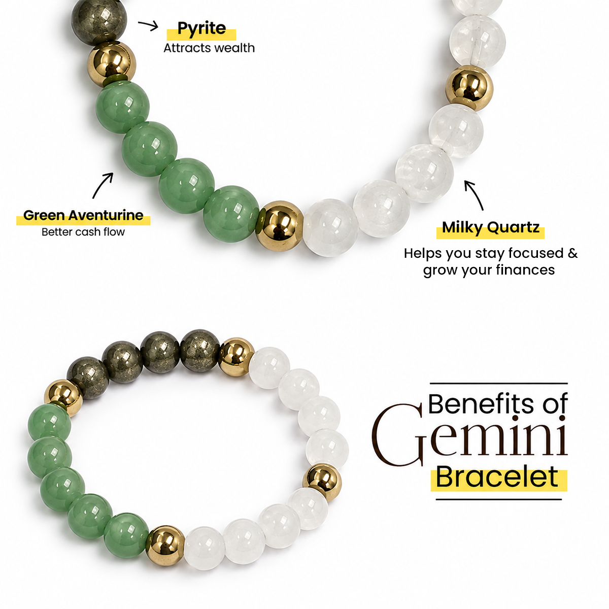 Gemini (Mithun Rashi) Maha Dhanyog Bracelet