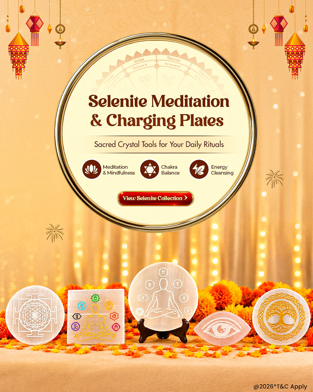 Selenite charging plate