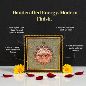 
                    
                      Surya Dev Brass on Raw Pyrite Frame - Gemsinvite
                    
                  
