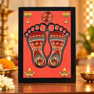 Lakshmi Charan Paduka Devotional Frame