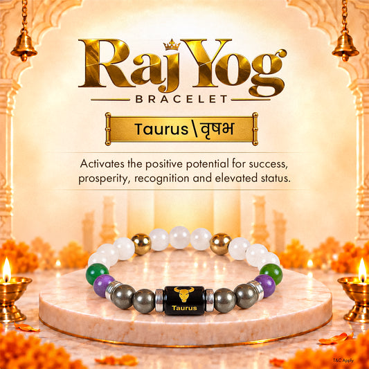 Vrishabh Rashi (Taurus) Raj Yog Bracelet