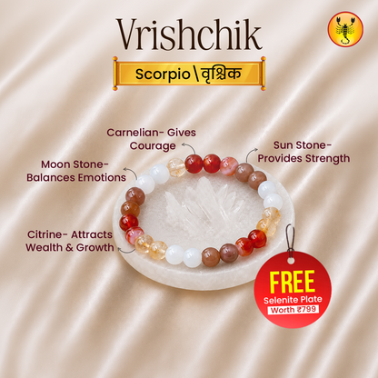 Scorpio (Vrishchik Rashi) Maha Dhanyog Bracelet